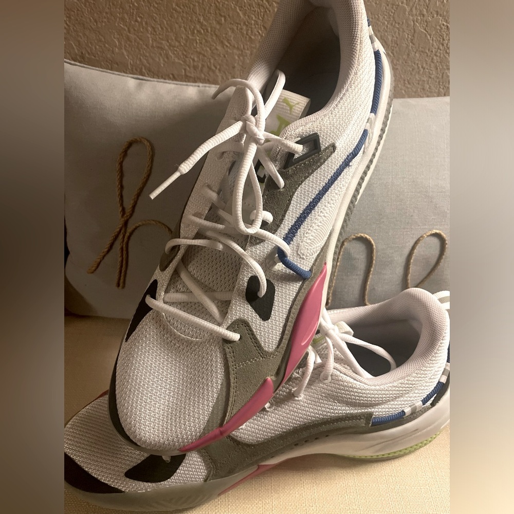 PUMA RS-Dreamer x J. Cole Steel Gray/White Pink Green Sneakers Shoes